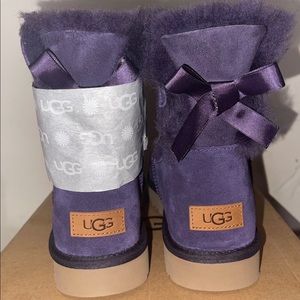 Women's Mini Bailey Bow II Boots Purple
